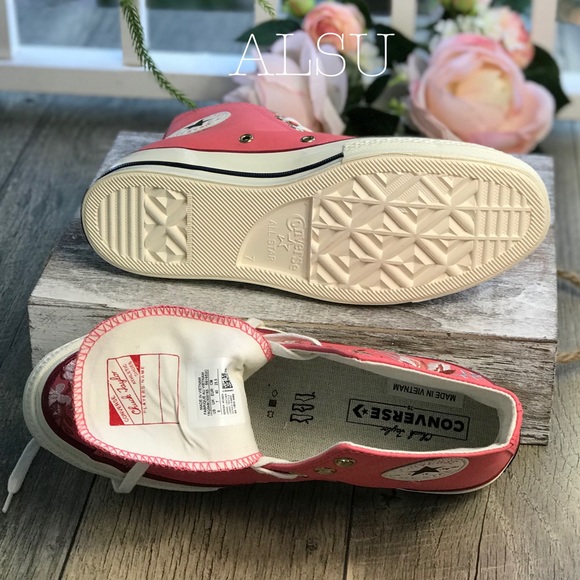 NWT Converse Chuck 70 HI Punch Coral W AUTHENTIC - Picture 6 of 8